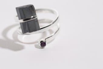 Dualitas Hematite Ring 1