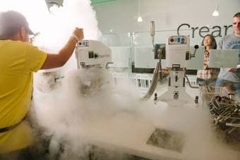 Make liquid nitrogen ice cream! 2
