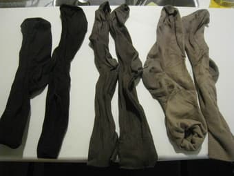 3 pair brown/tan/khaki dress socks: men’s size 6–12 2