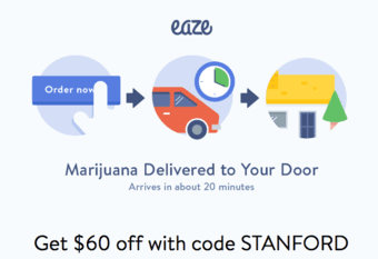 $60 of free medical marijuana through Eaze + med card video consult 1