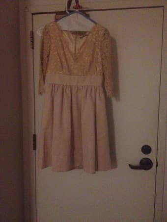 Sweater and Fancy Dress (wedding guest dress, daytime event dress) 1