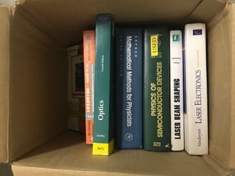 Various graduate textbooks in optics/physics/EE 2