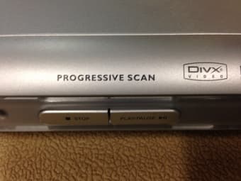 DVD player plus 5 blank DVDs $5 4