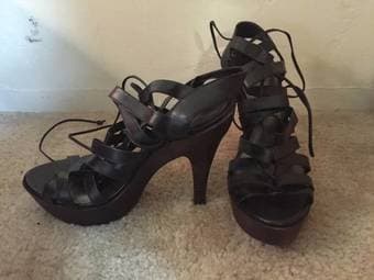 size 7 6" heels, rarely worn - $20 3