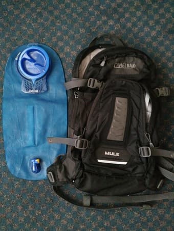Camelbak Mule backpack with hydration bladder, $15 1