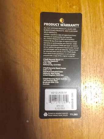 O'Neill Wetsuit Mens 4/3mm Epic Full Suit - ALMOST NEW 4