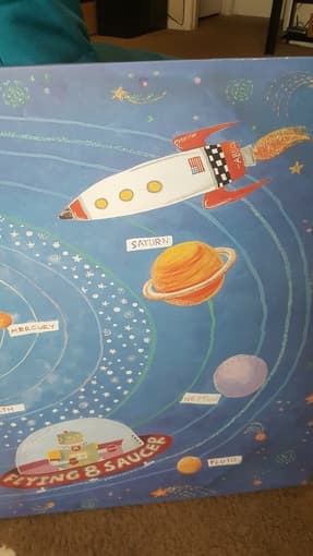 Fun Solar System Wall Art (menlo park) 3