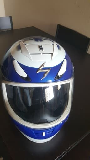 Motorcycle Helmet + Gloves (menlo park) 1