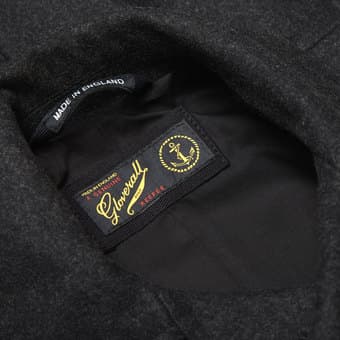 GLOVERALL MENS Reefer SLIM FIT BLACK made in ENGLAND 2