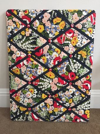 Fabric Memo Board 1