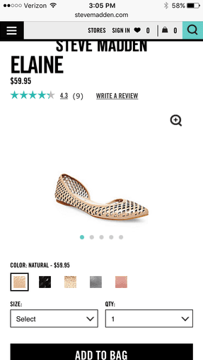 Brand new, never worn, Steve Madden flats (originally $59.95) 3