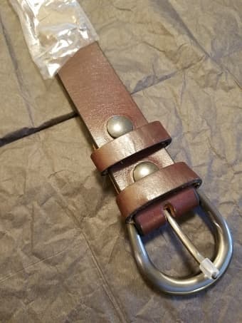 Full-grain leather belts - size 36 2