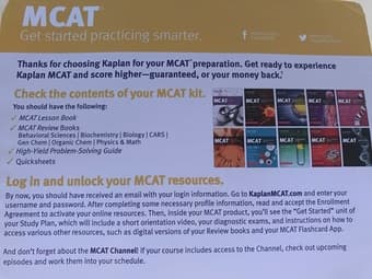 Kaplan MCAT Study Kit 2nd Edition 2015 + Flashcards 3