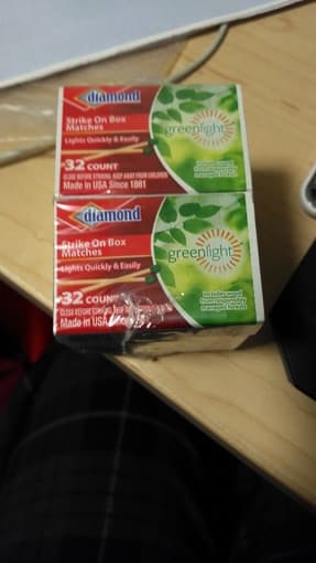 10 boxes of unopened Diamon Strike On Box Matches, free! 1