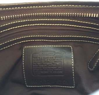 Coach Signature Canvas and Leather Purse 3
