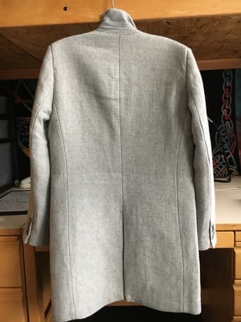 Black Kaviar Overcoat (Grey) - SMALL 2