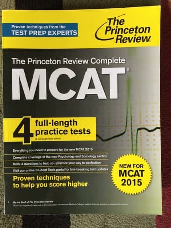 Princeton Review MCAT Study Guide WITH PRACTICE QUESTIONS 1