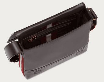 BALLY Men's Leather Messenger Bag 1
