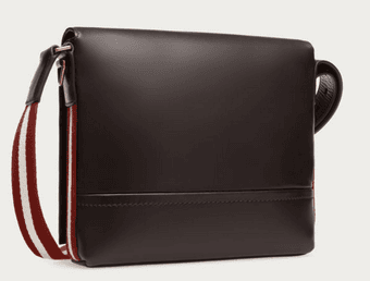 BALLY Men's Leather Messenger Bag 2