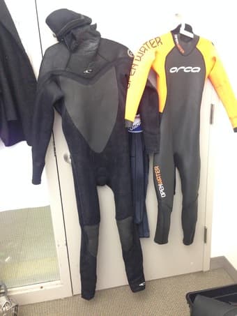 O'neill winter surfing & Orca open water swiming wetsuits 1