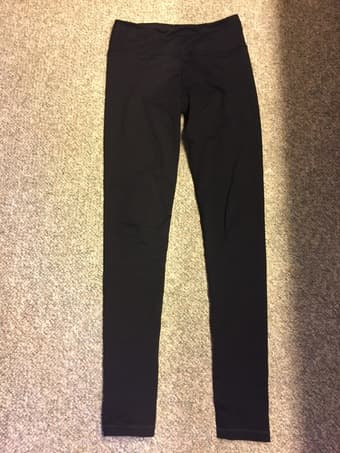 lululemon black wunder under leggings (full length)!! 2