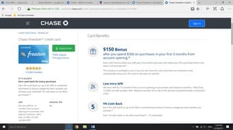 Chase Freedom Referral: $175 Bank Bonus + $20 My Reward for You 1