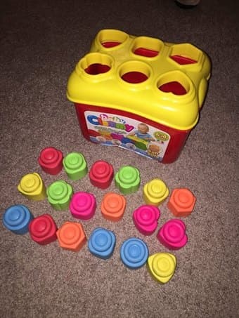 Baby Clemmy Shape sorter tub 1