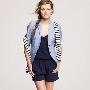J. Crew Lightweight Blazer sz 2/4 1
