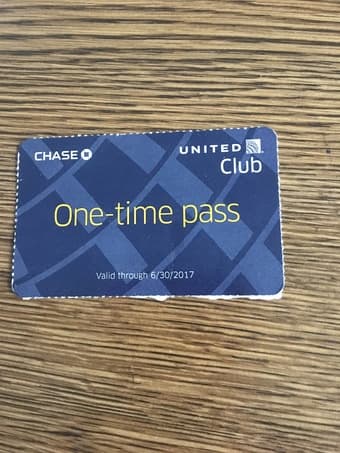 united club one time pass 1