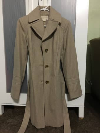 Tan Michael Kors Coat XS 1