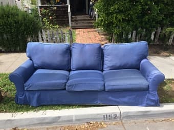 Free sofa in college terrace 1