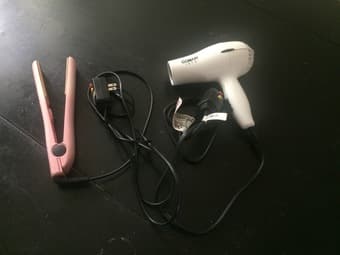 hair straightener and hair dryer 2