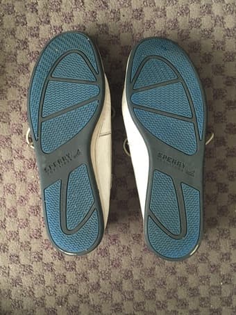 White Sperrys - Size 12 2