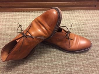 Ralph Lauren men's genuine leather chukka boots (brown, size 7.5 to 8) 3