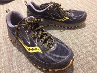 Men's Saucony Peregrine 5 Trail Running/Hiking Shoes, 9.5, worn 2x 1