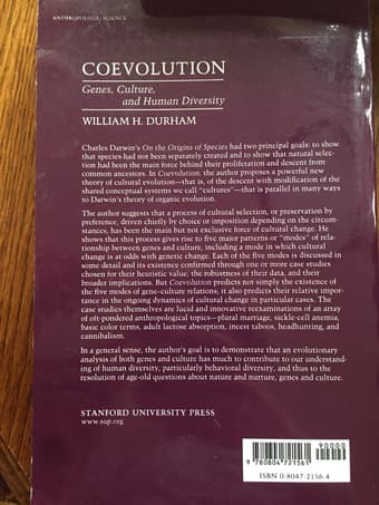 Selling Coevolution by William Durham 2