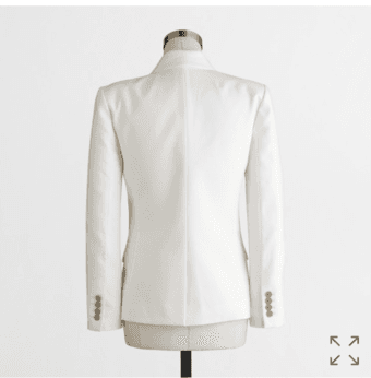 J. Crew white summer blazer- classy. size 2 2