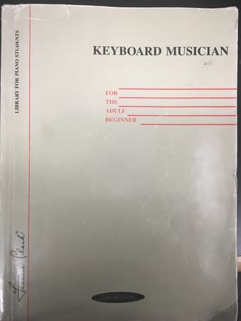 Keyboard musician (music 12a,12b) 1