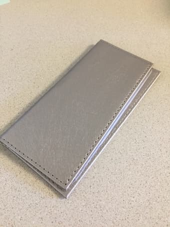 NEW Metallic bronze card holder wallet 3