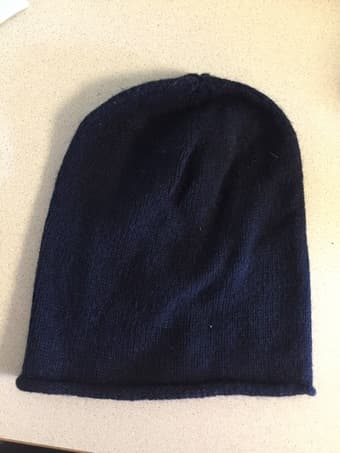H&M Navy Beanie 1