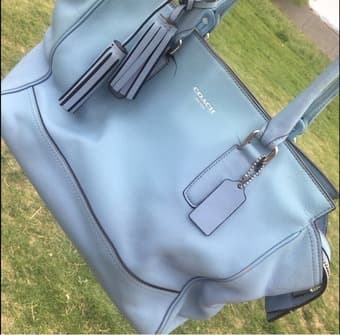 Coach Periwinkle Blue Candace Carryall 1