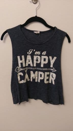 Soft "Happy Camper" Croptop 1