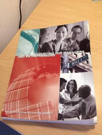 Accounting for Managers & Entrepreneurs (MS&E 140 & 240) 1