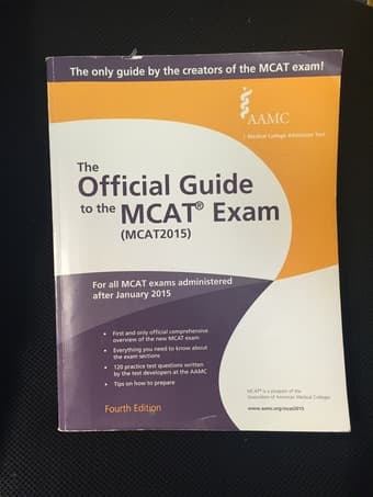 Kaplan MCAT 7 Subject Set + Official MCAT Guide 3