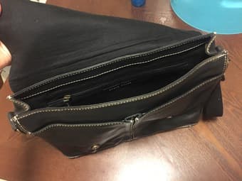 Leather messenger bag 2
