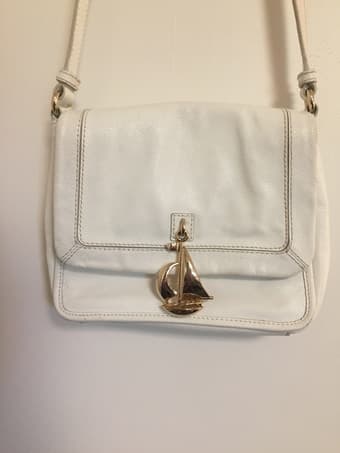 Juicy Couture White Messenger Bag 2