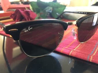 RayBan Classic Clubmaster (black frame) NEW (selling asap for discount 1