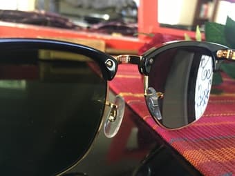 RayBan Classic Clubmaster (black frame) NEW (selling asap for discount 3