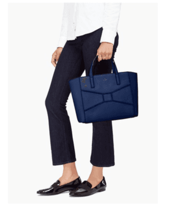 Kade Spade Navy Leather Tote, brand new! 2