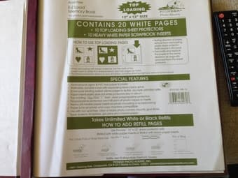 Memory book/picture album - never used 2